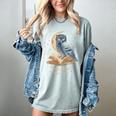 Night Owl Book Club Crescent Moon Late Night Reading Women's Comfort Colors T-Shirt Denim Night Owl Book Club Crescent Moon Late Night Reading Women's Comfort Colors T-Shirt Denim
