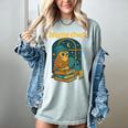 Night Owl Cozy Reading Tea Coffee Lover Bookworm Cute Women's Comfort Colors T-Shirt Denim