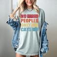 No People Only Cats Introvert Women's Comfort Colors T-Shirt Denim No People Only Cats Introvert Women's Comfort Colors T-Shirt Denim