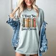 I Have No Shelf Control Flower Book Bookish Women's Comfort Colors T-Shirt Denim I Have No Shelf Control Flower Book Bookish Women's Comfort Colors T-Shirt Denim