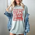 North Pole Book Club Christmas Women's Comfort Colors T-Shirt Denim North Pole Book Club Christmas Women's Comfort Colors T-Shirt Denim