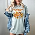 We Do Not Care Club WDNC Reading Book Boho Floral Women's Comfort Colors T-Shirt Denim