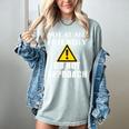 Not At All Friendly Do Not Approach Introvert Warning Women's Comfort Colors T-Shirt Denim Not At All Friendly Do Not Approach Introvert Warning Women's Comfort Colors T-Shirt Denim