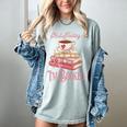 Not Today I'm Booked Book Lover Book Stack Coquette Bow Women's Comfort Colors T-Shirt Denim Not Today I'm Booked Book Lover Book Stack Coquette Bow Women's Comfort Colors T-Shirt Denim