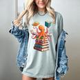 Octopus Book Reading Book Reader Ocean Octopus Women's Comfort Colors T-Shirt Denim