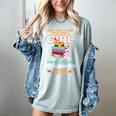 Once Upon A Time There Was A Girl Who Loves Books And Cats Women's Comfort Colors T-Shirt Denim Once Upon A Time There Was A Girl Who Loves Books And Cats Women's Comfort Colors T-Shirt Denim