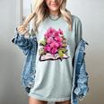 Orchids Flowers Book Floral Women's Comfort Colors T-Shirt Denim Orchids Flowers Book Floral Women's Comfort Colors T-Shirt Denim