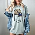 Otter Cute Read Reading Book Librarian Across America Kids Women's Comfort Colors T-Shirt Denim Otter Cute Read Reading Book Librarian Across America Kids Women's Comfort Colors T-Shirt Denim