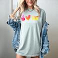 Peace Love Books Reader Librarian Library Book Women's Comfort Colors T-Shirt Denim