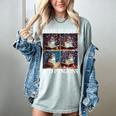 Penguin Love Reading And Penguins Child Book Lover Women's Comfort Colors T-Shirt Denim