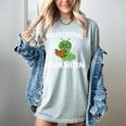Professional Bookworm Reading Lover Cute Worm Glasses Book Women's Comfort Colors T-Shirt Denim