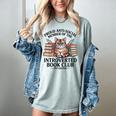 Proud Introverted Book Club Anti Social Reader Pet Cat Women's Comfort Colors T-Shirt Denim Proud Introverted Book Club Anti Social Reader Pet Cat Women's Comfort Colors T-Shirt Denim