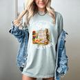 Quilting Sewing Machine Quilter Easily Distracted By Book Women's Comfort Colors T-Shirt Denim