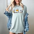 Raccoons Reading Books Raccoon Bookish Bookworm Raccoon Book Women's Comfort Colors T-Shirt Denim