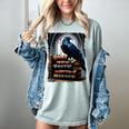 Raven On A Stack Of Books Wisdom Of Odin Women's Comfort Colors T-Shirt Denim Raven On A Stack Of Books Wisdom Of Odin Women's Comfort Colors T-Shirt Denim