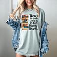 There Is No Such Thing As Too Many Books Book Lover Women's Comfort Colors T-Shirt Denim There Is No Such Thing As Too Many Books Book Lover Women's Comfort Colors T-Shirt Denim