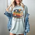 There Is No Such Thing As Too Many Books Reading Women's Comfort Colors T-Shirt Denim