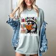 Well Read & Slightly Feral Raccoon Book Lover Graphic Women's Comfort Colors T-Shirt Denim Well Read & Slightly Feral Raccoon Book Lover Graphic Women's Comfort Colors T-Shirt Denim