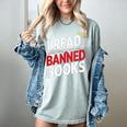 I Read Banned Books Defiant And Bold Women's Comfort Colors T-Shirt Denim I Read Banned Books Defiant And Bold Women's Comfort Colors T-Shirt Denim