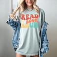 Read A Book Bruh Read Reading Librarian Boys Teen Kids Women's Comfort Colors T-Shirt Denim