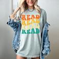 Read Read Read Read Book Lover Reading Bookworm Reader Women's Comfort Colors T-Shirt Denim