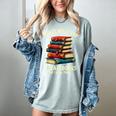I Read Books Bookworm Halloween Women's Comfort Colors T-Shirt Denim