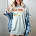 Read Books Lift Weights Fight Fascists Reading Women's Comfort Colors T-Shirt Denim