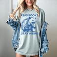 Read Books Stay Weird Women's Comfort Colors T-Shirt Denim Read Books Stay Weird Women's Comfort Colors T-Shirt Denim