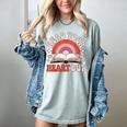 Read Your Heart Out Book Lovers Emotional Fall Vibes Women's Comfort Colors T-Shirt Denim