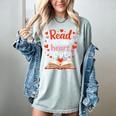 Read Your Heart Out Reading Book Lover Valentine Day Women's Comfort Colors T-Shirt Denim