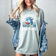 I Read Past My Bedtime Reading Dolphin Book Lover Women's Comfort Colors T-Shirt Denim I Read Past My Bedtime Reading Dolphin Book Lover Women's Comfort Colors T-Shirt Denim