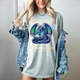 I Read Because Roasting People Is Frowned Upon Dragons Books Women's Comfort Colors T-Shirt Denim