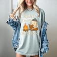Read S'More Books Campfire Reading Book Lovers Camper Women's Comfort Colors T-Shirt Denim