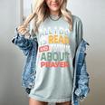 Read And Think About Prayer Faith & Book Lover Premium Women's Comfort Colors T-Shirt Denim