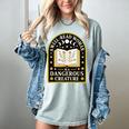 A Well Read Woman Is A Dangerous Creature For Book Lovers Women's Comfort Colors T-Shirt Denim