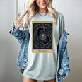 The Reader Tarot Card Mystic Dragon Book Magic Women's Comfort Colors T-Shirt Denim The Reader Tarot Card Mystic Dragon Book Magic Women's Comfort Colors T-Shirt Denim