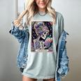 The Reader Tarot Card Women Book Lover Librarian Read Women's Comfort Colors T-Shirt Denim