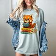 Reading Book Lover Red Panda Read Books Be Kind Stays Weird Women's Comfort Colors T-Shirt Denim Reading Book Lover Red Panda Read Books Be Kind Stays Weird Women's Comfort Colors T-Shirt Denim