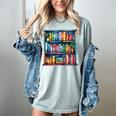 Reading And Bookcase Magic Book Premium Women's Comfort Colors T-Shirt Denim Reading And Bookcase Magic Book Premium Women's Comfort Colors T-Shirt Denim