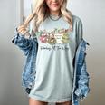Reading All The Way Christmas Book Lover For Women And Teens Women's Comfort Colors T-Shirt Denim Reading All The Way Christmas Book Lover For Women And Teens Women's Comfort Colors T-Shirt Denim
