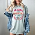 Reading Is My Favorite Sport Book Lover Keepsake For Women Women's Comfort Colors T-Shirt Denim Reading Is My Favorite Sport Book Lover Keepsake For Women Women's Comfort Colors T-Shirt Denim