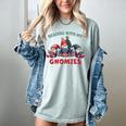 Reading With My Gnomies Reading Book Christmas Women's Comfort Colors T-Shirt Denim Reading With My Gnomies Reading Book Christmas Women's Comfort Colors T-Shirt Denim
