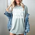 Reading I Love Books And Reading Women's Comfort Colors T-Shirt Denim