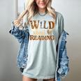 Reading Lover Wild About Reading Reading Books And Bookworm Women's Comfort Colors T-Shirt Denim