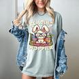 Reading Makes You Hoppier Bunny Book Fans Toddler Kid Women's Comfort Colors T-Shirt Denim Reading Makes You Hoppier Bunny Book Fans Toddler Kid Women's Comfort Colors T-Shirt Denim