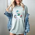 Reading Snowman So Many Books Christmas Books Readers Women's Comfort Colors T-Shirt Denim Reading Snowman So Many Books Christmas Books Readers Women's Comfort Colors T-Shirt Denim