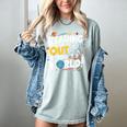 Reading Is Out Of This World Space Book Lover Kids Women's Comfort Colors T-Shirt Denim