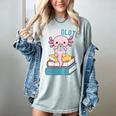 Reads Alotl Shirt Kids Readsolotl Read Axolotl Shirt Books Women's Comfort Colors T-Shirt Denim