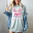 Readsalotl Axolotl Reading Cute Book Lover Bookworm Women's Comfort Colors T-Shirt Denim Readsalotl Axolotl Reading Cute Book Lover Bookworm Women's Comfort Colors T-Shirt Denim