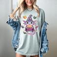 ReadsALOTL Cute Axolotl Book Lover Women's Comfort Colors T-Shirt Denim ReadsALOTL Cute Axolotl Book Lover Women's Comfort Colors T-Shirt Denim